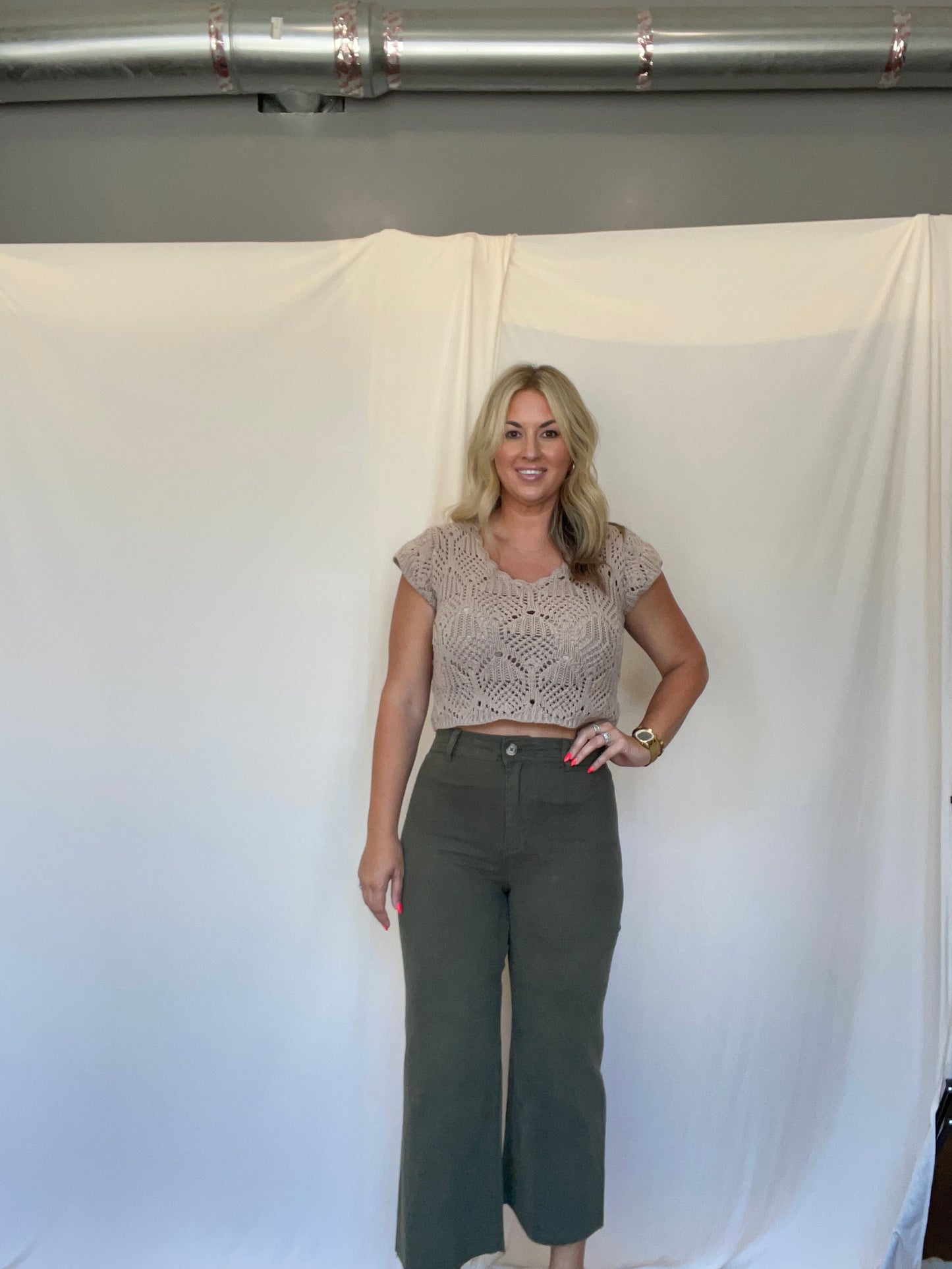 Linea Crochet Top