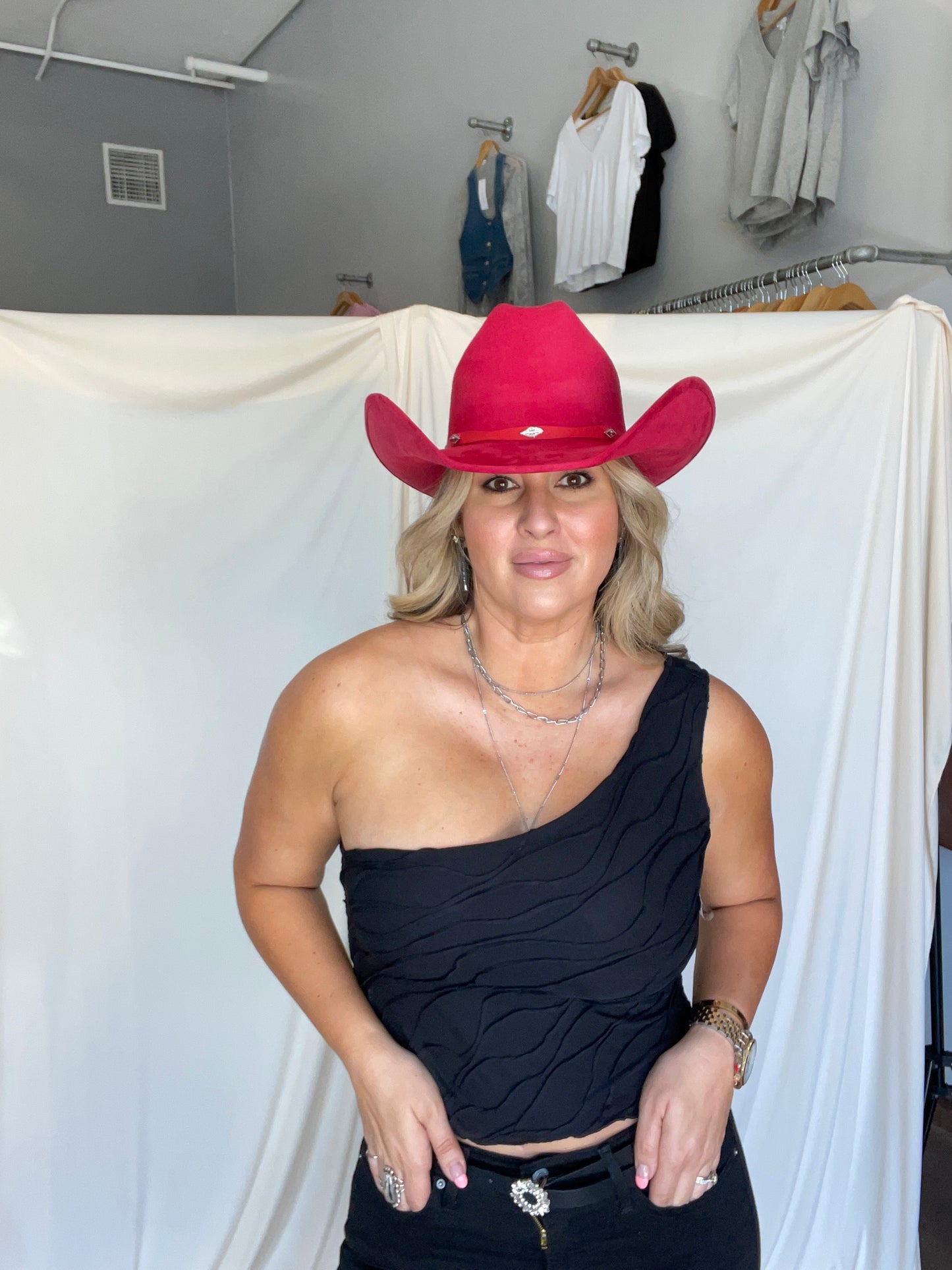 Lean on Me One Shoulder Blouse