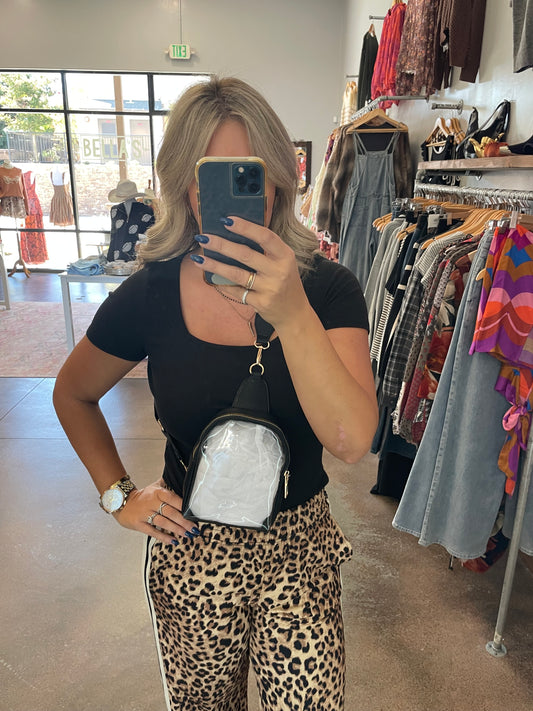 Ellen Clear Sling Bag