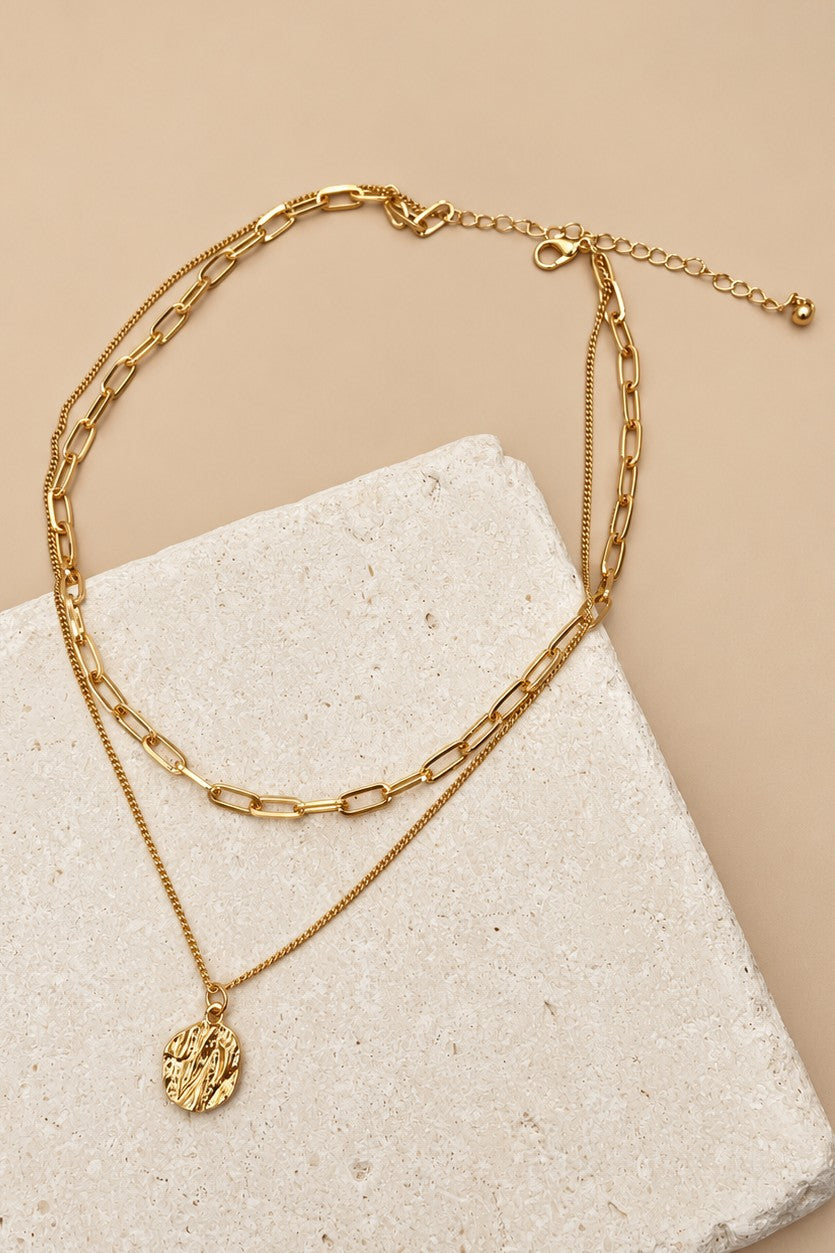 Layered Coin Necklace