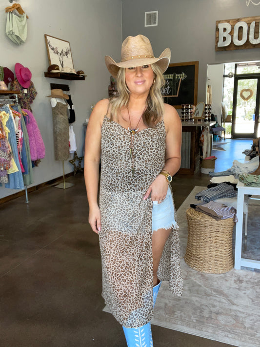Into the Wild Sheer Maxi Top