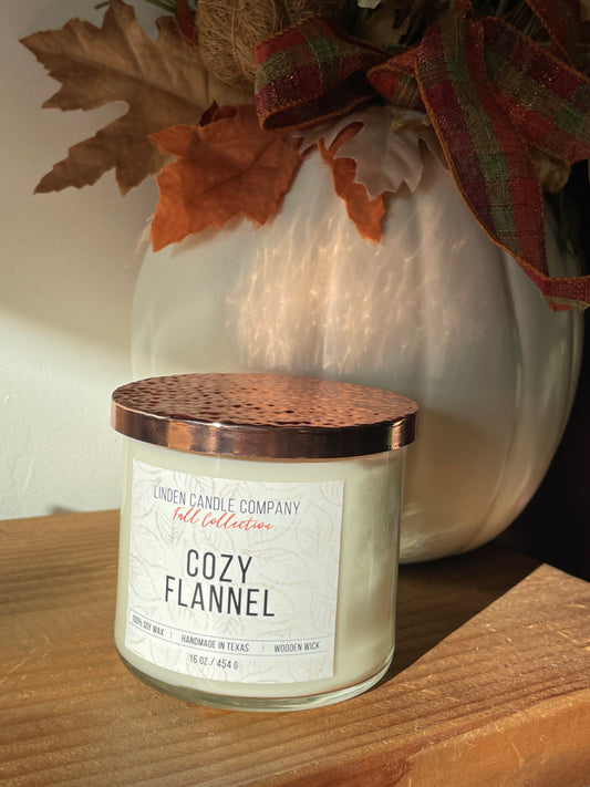 Cozy Flannel Candle
