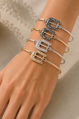 Buckle Bangel Bracelet