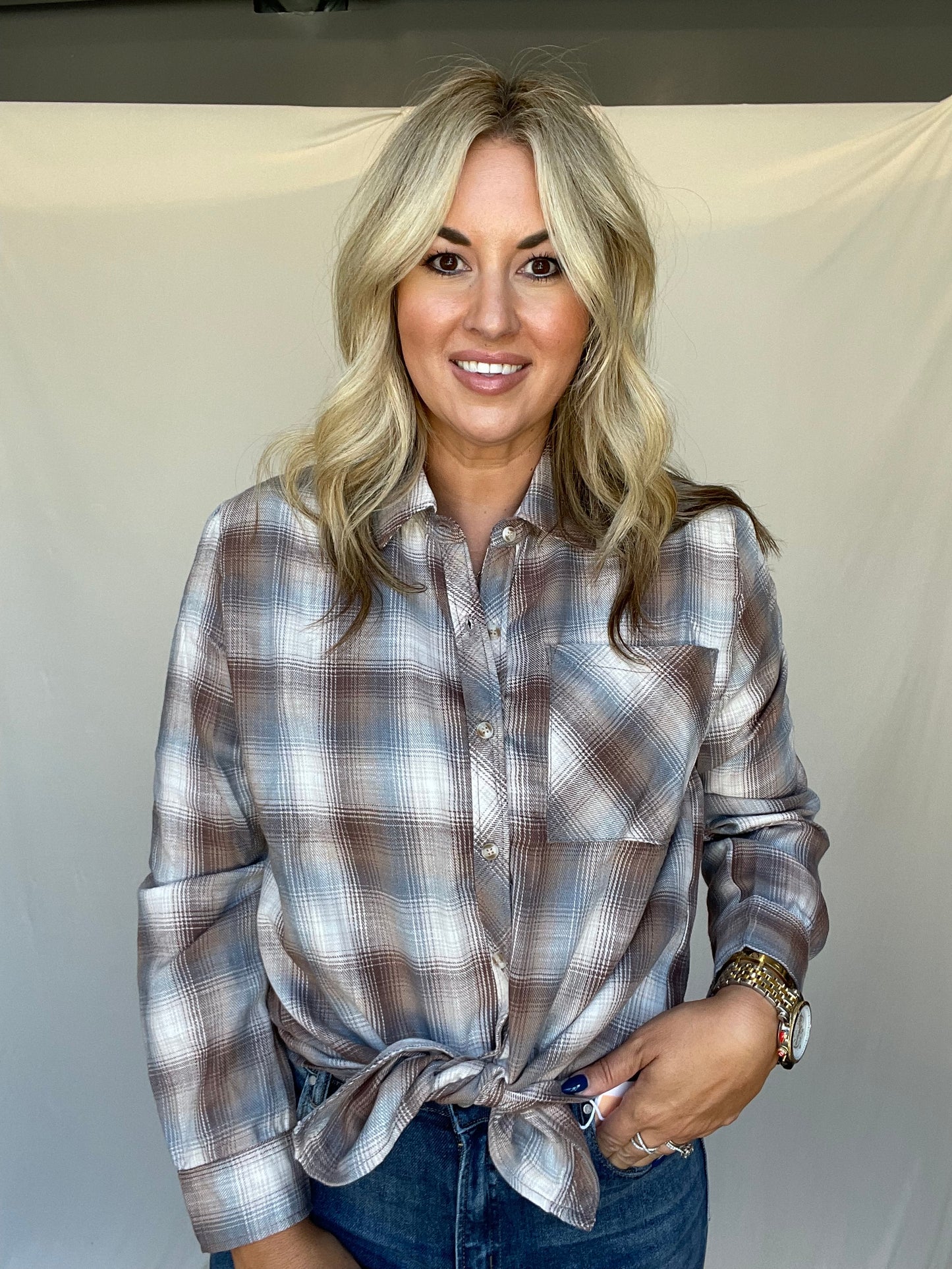 Campbell Plaid Top