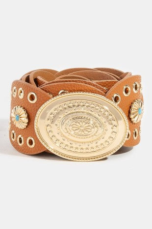 Millie Oval Concho Belt