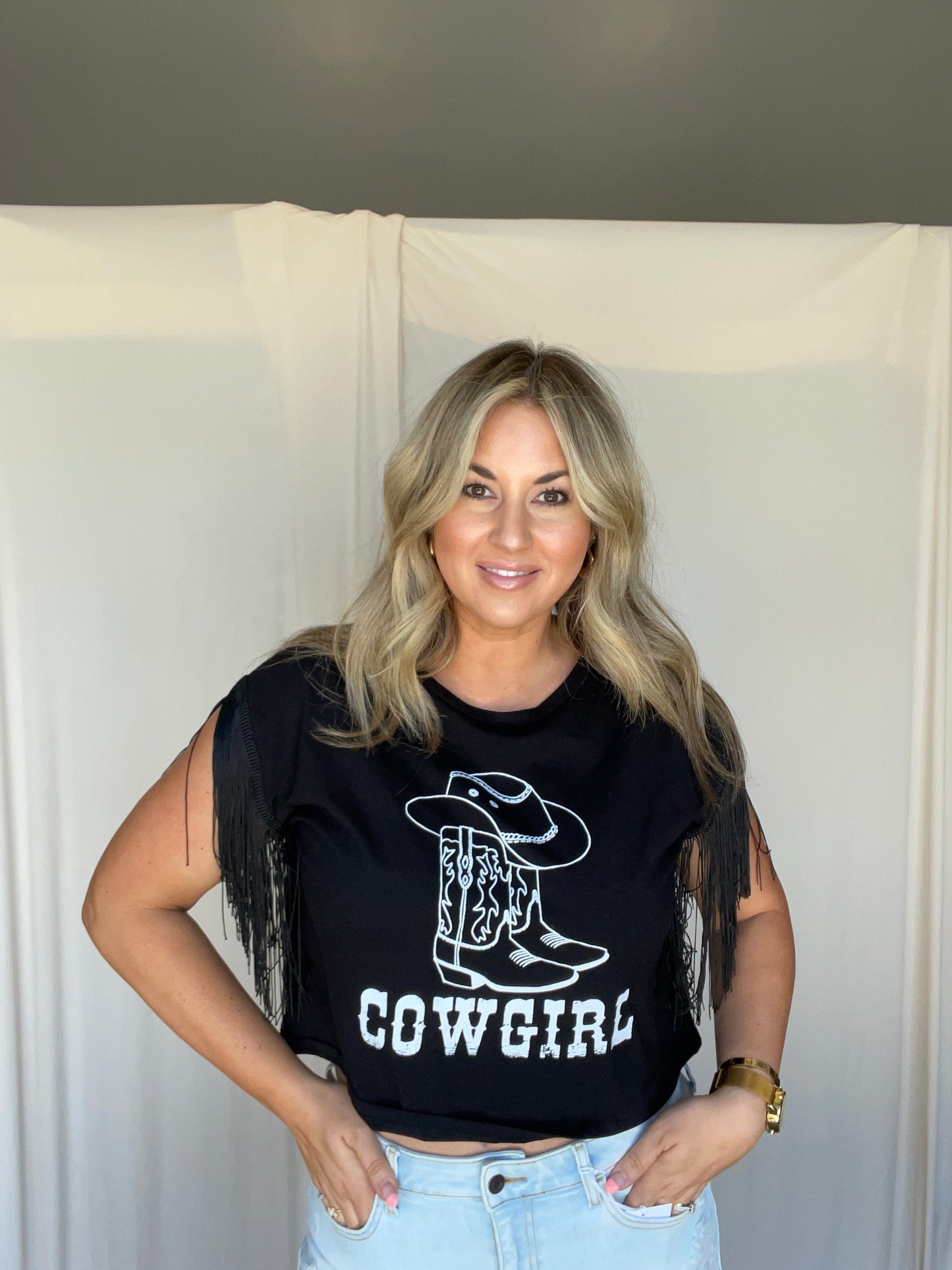 Cowgirl Fringe Graphic Tee