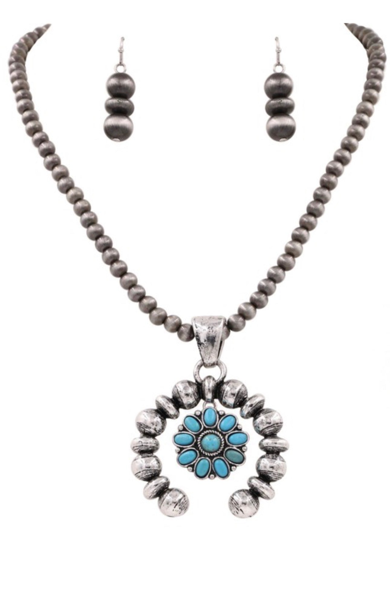 Silver Spur Necklace