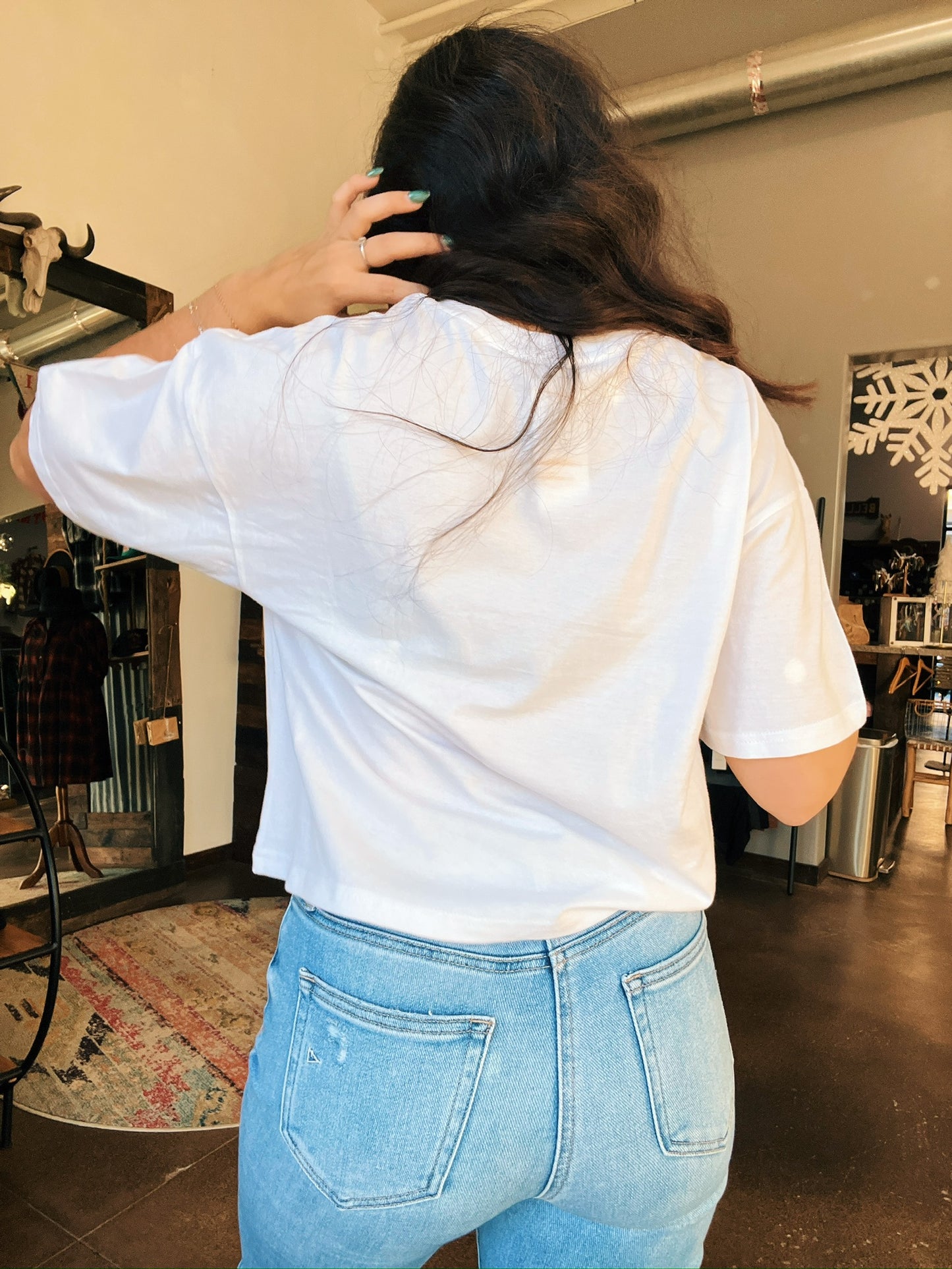 Holly Jolly Cropped tee