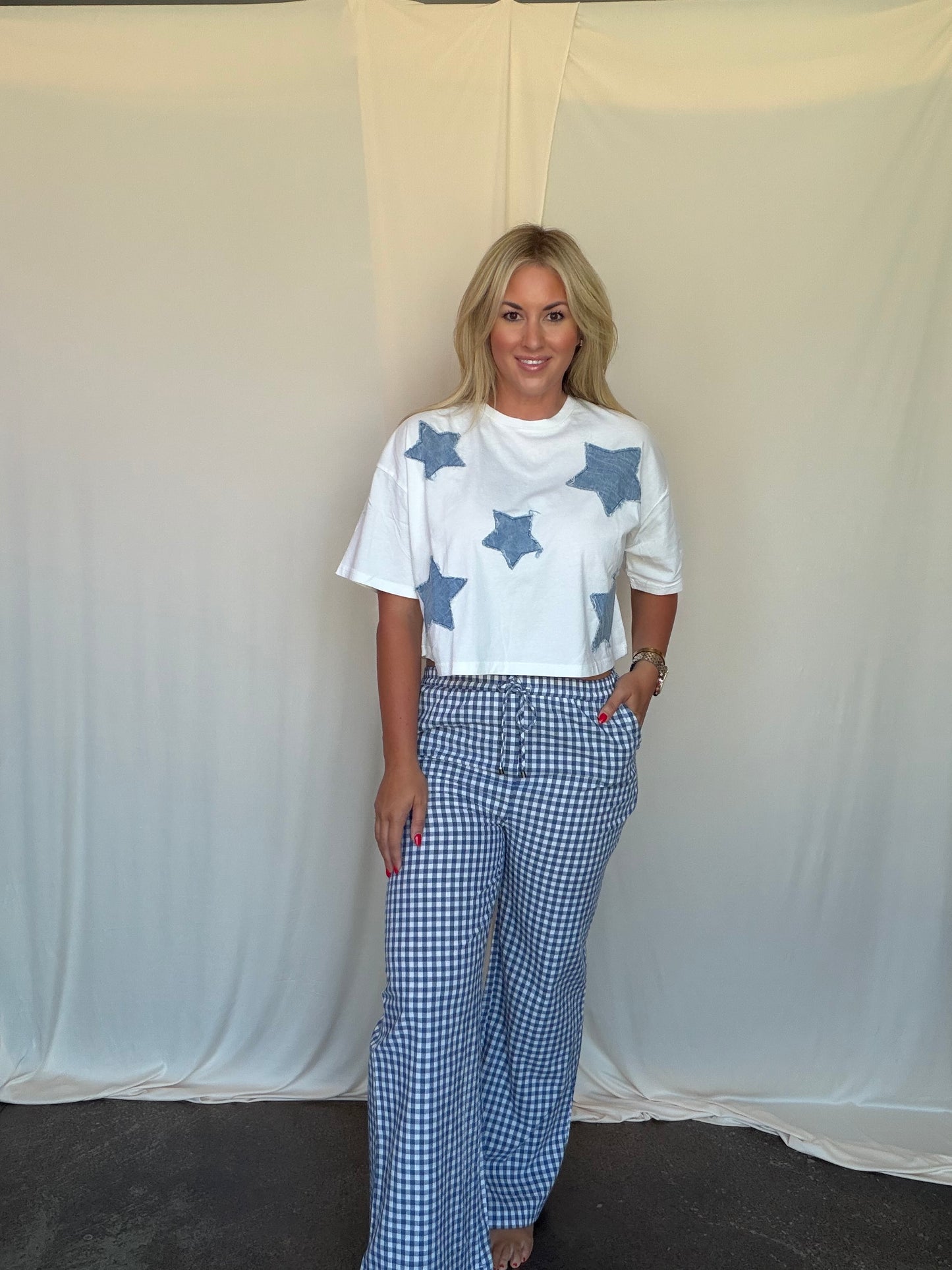 Sweet Gingham Pants