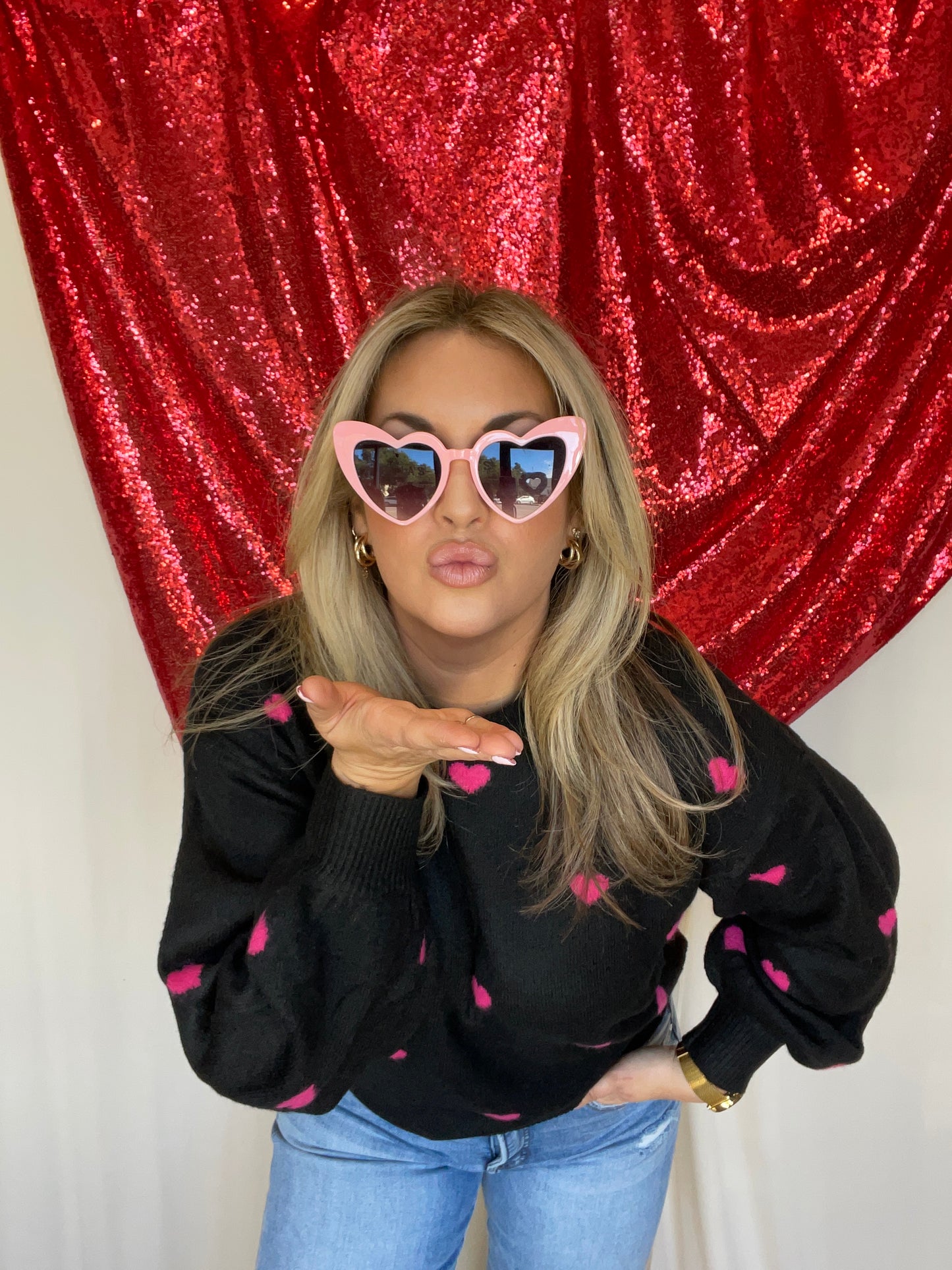 Semi Sweet Heart Sweater