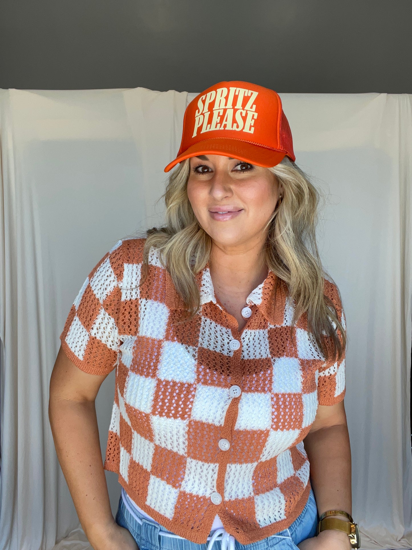 Spritz Knit Button Down