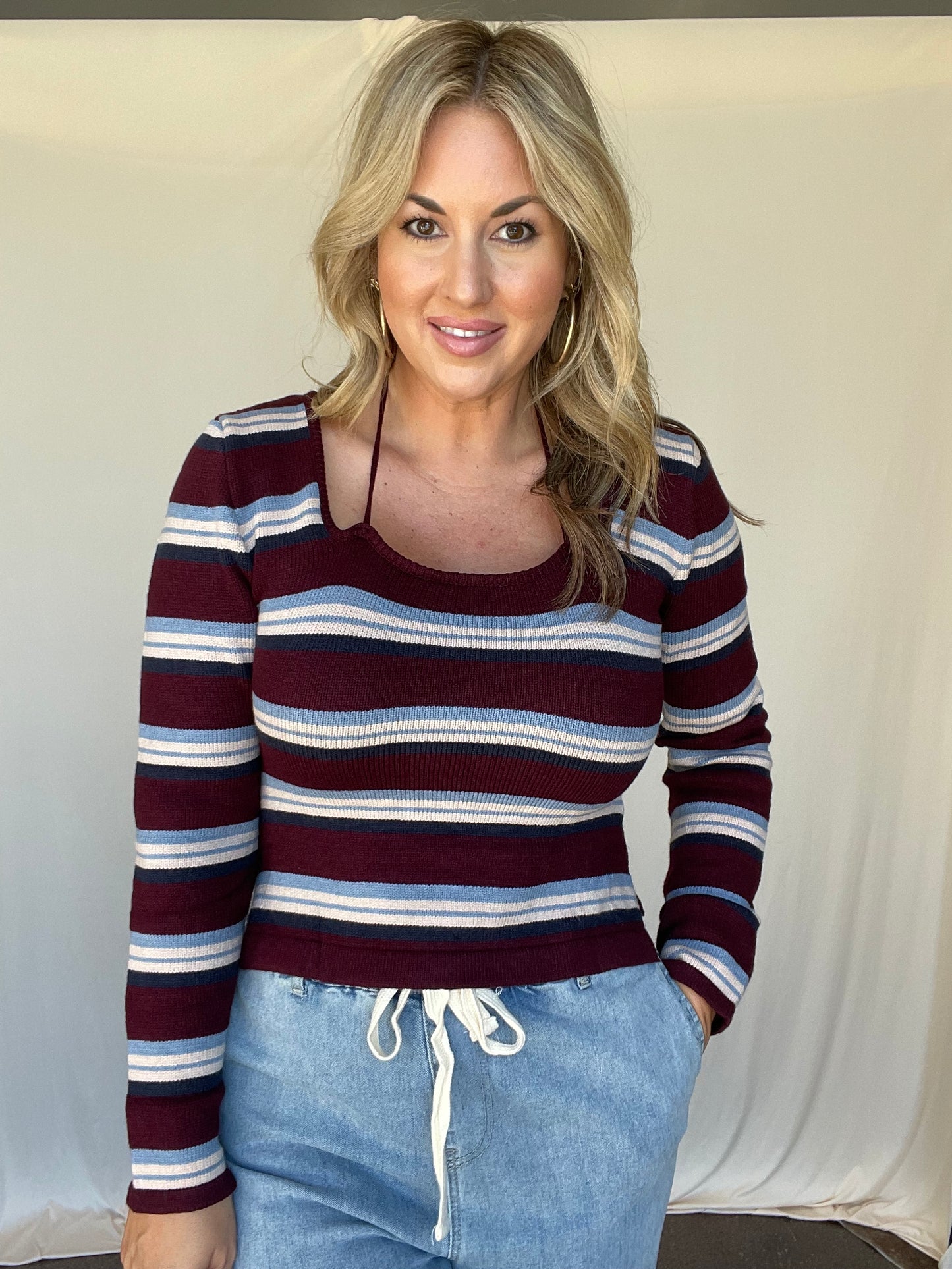 Yale Stripe Sweater