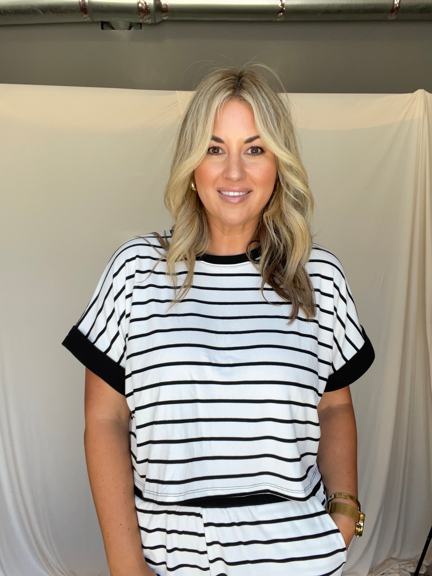 Davin Stripe Top