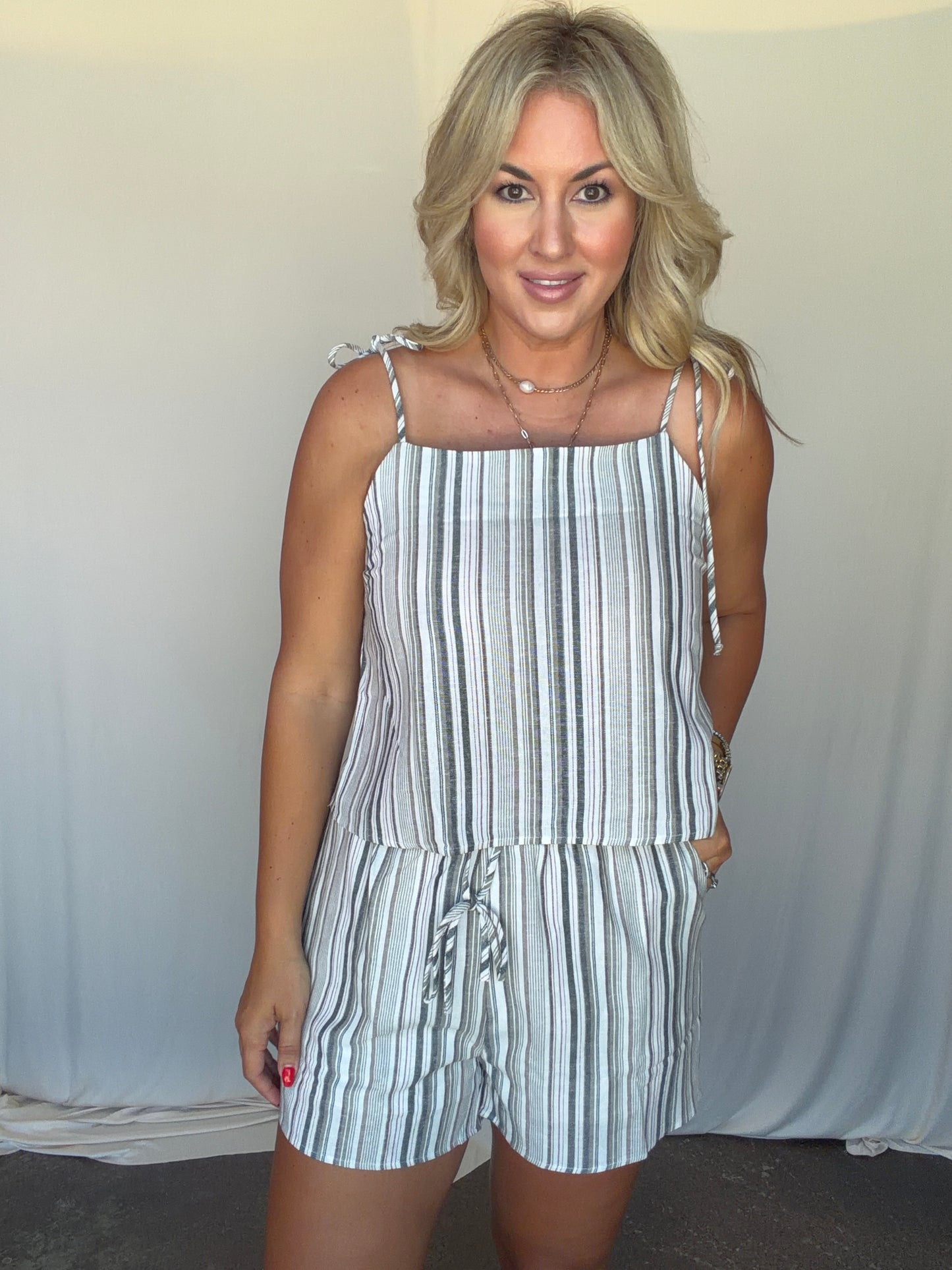 Sandstone Stripe Shorts