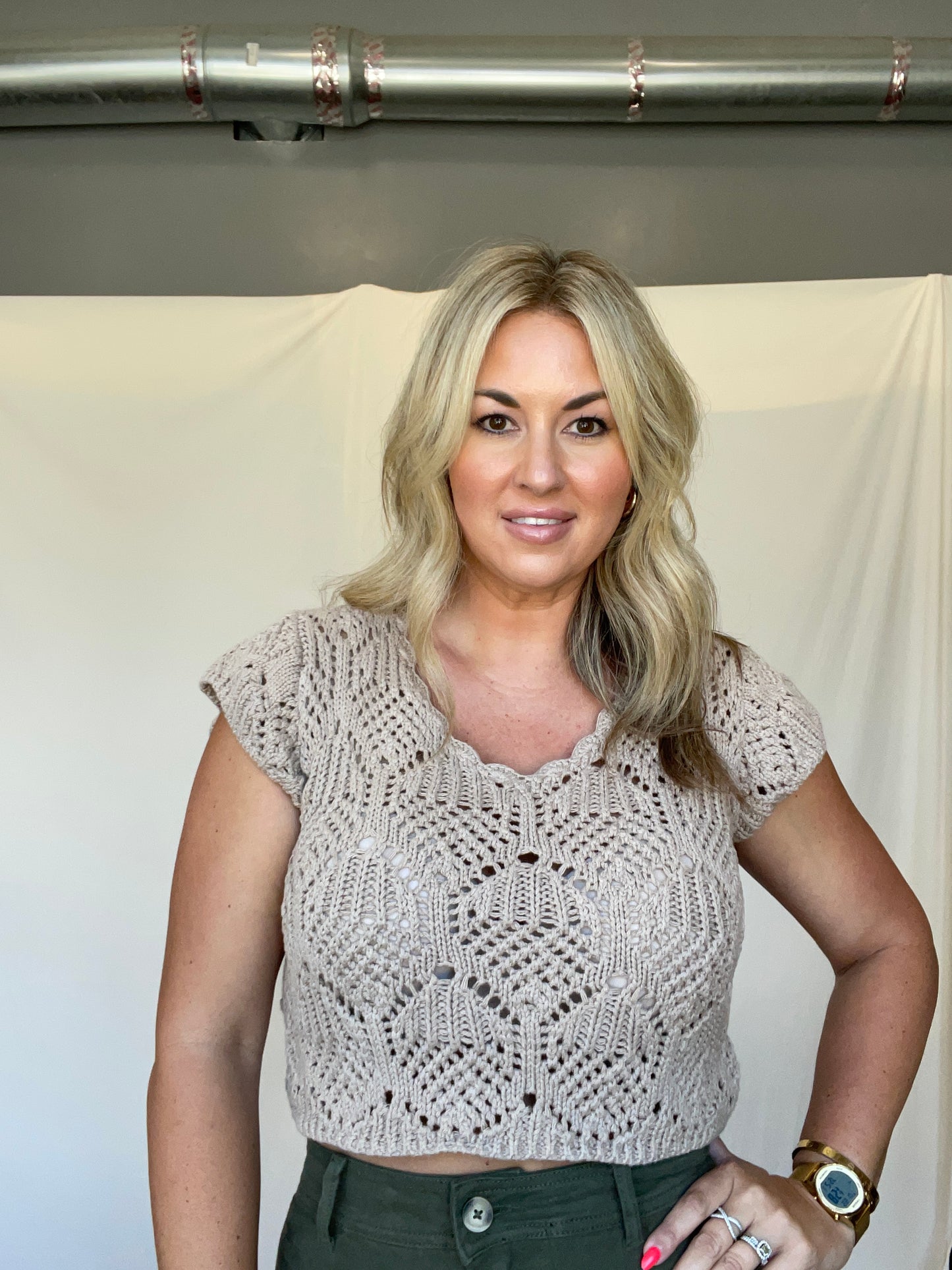 Linea Crochet Top