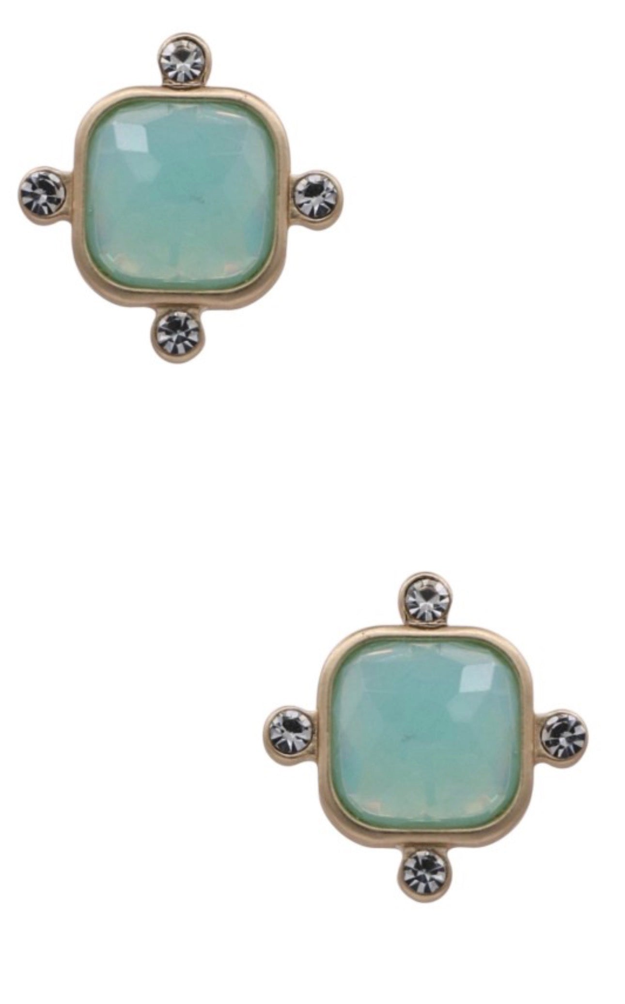 Teal Belle Earrings