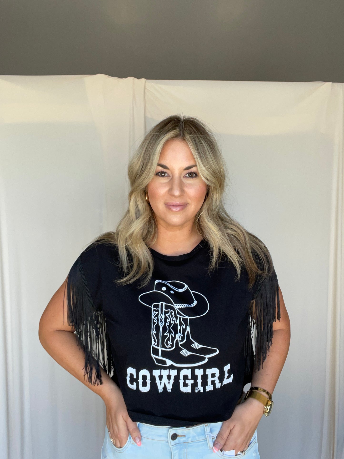 Cowgirl Fringe Graphic Tee
