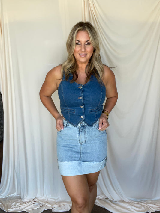 Bluebell Denim Skirt