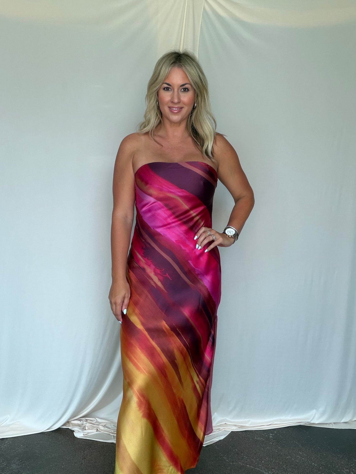Golden Sunset Dress
