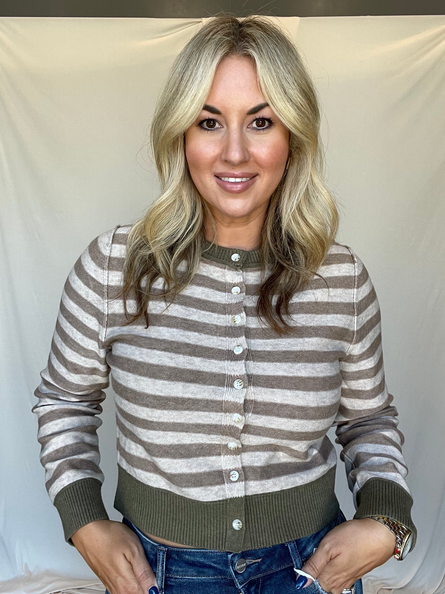 Juniper Stripe Cardigan