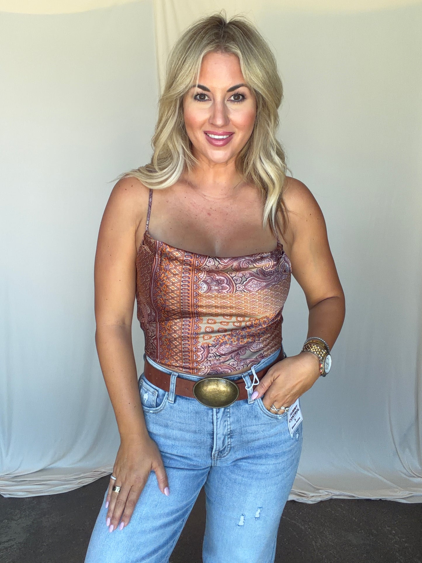 Satin Oasis Top
