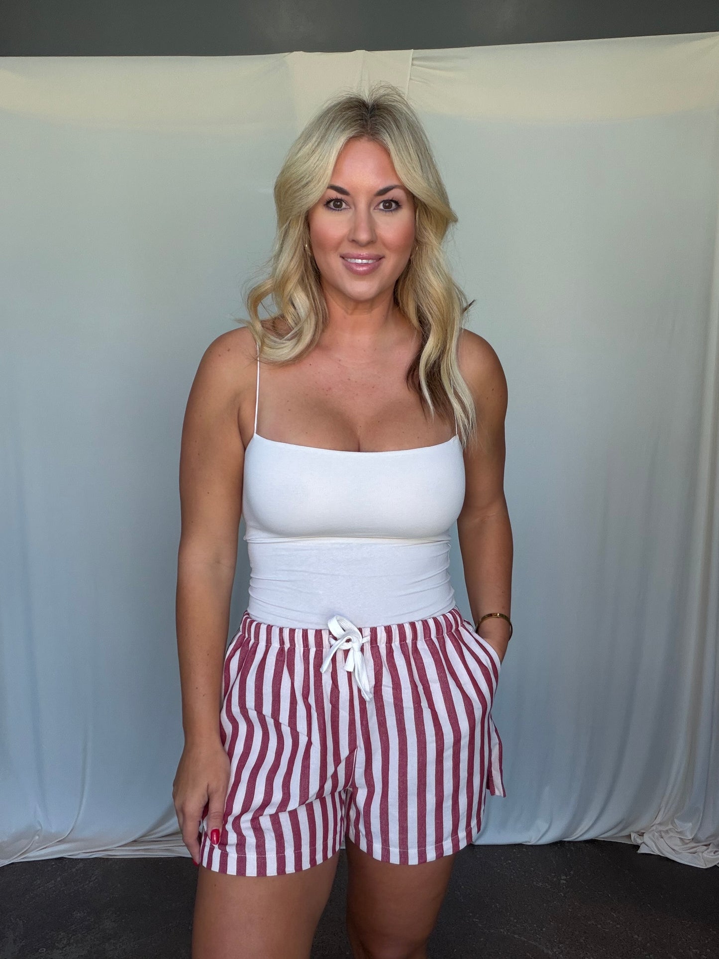 Cierra Stripe Shorts