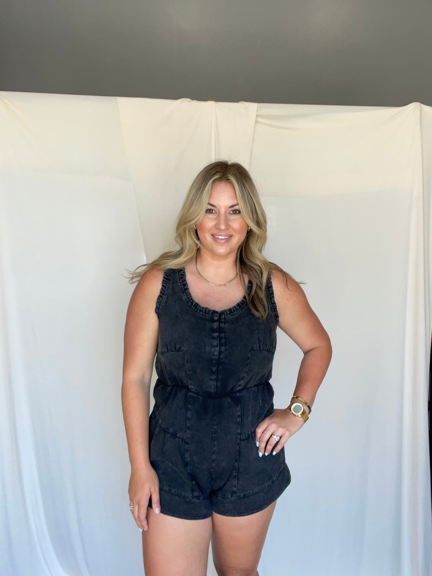 Whitmore Denim Romper