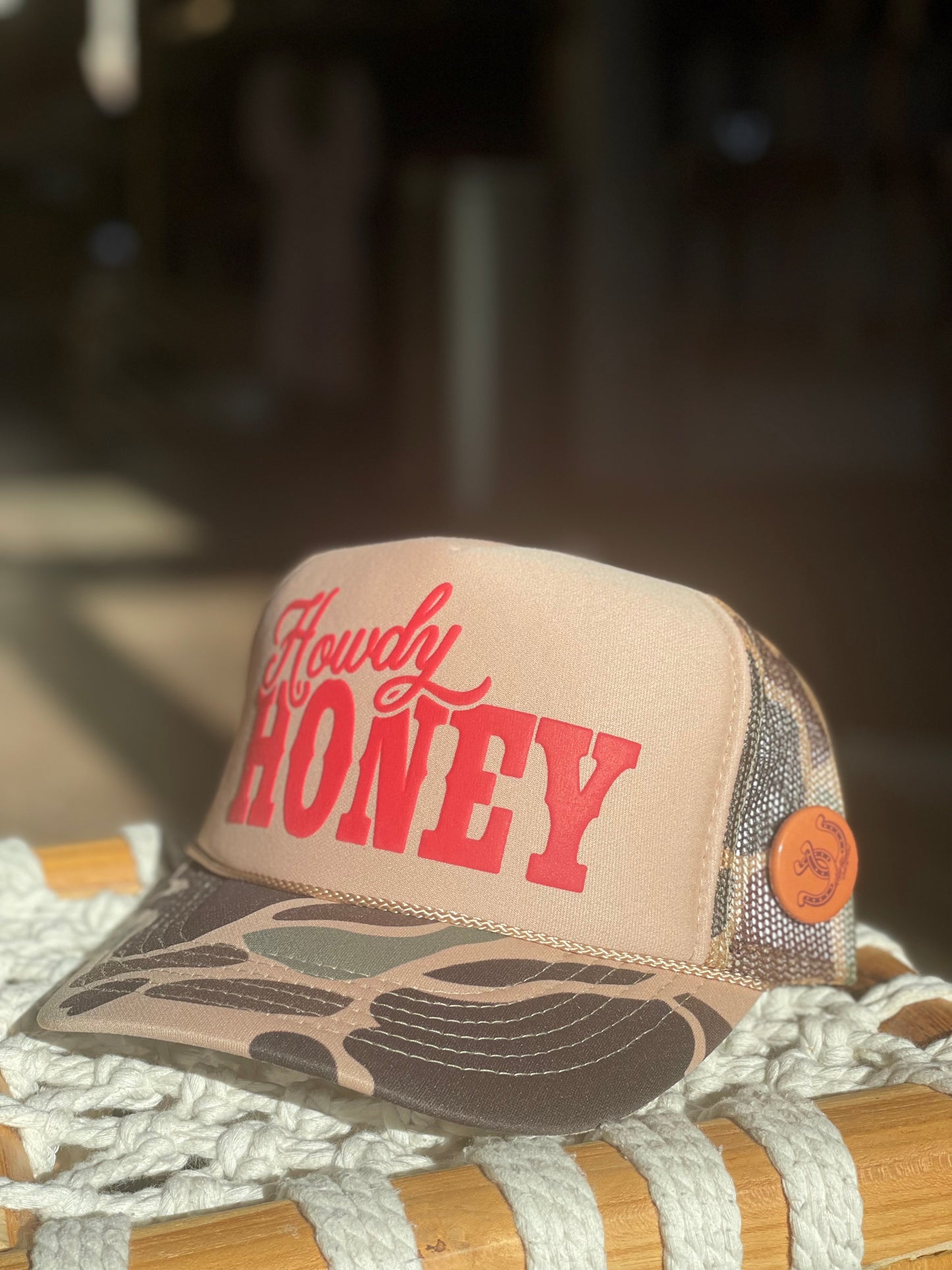 Camo Howdy Honey Hat