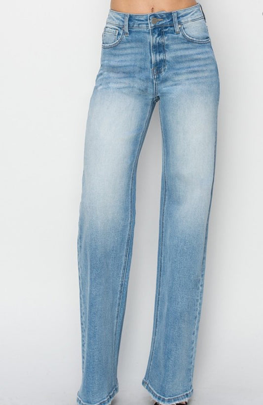 Time and True Straight Leg Jeans