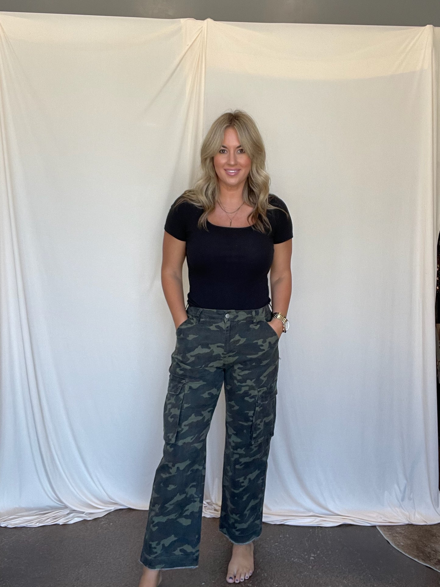 Classic Cargo Camo Pants