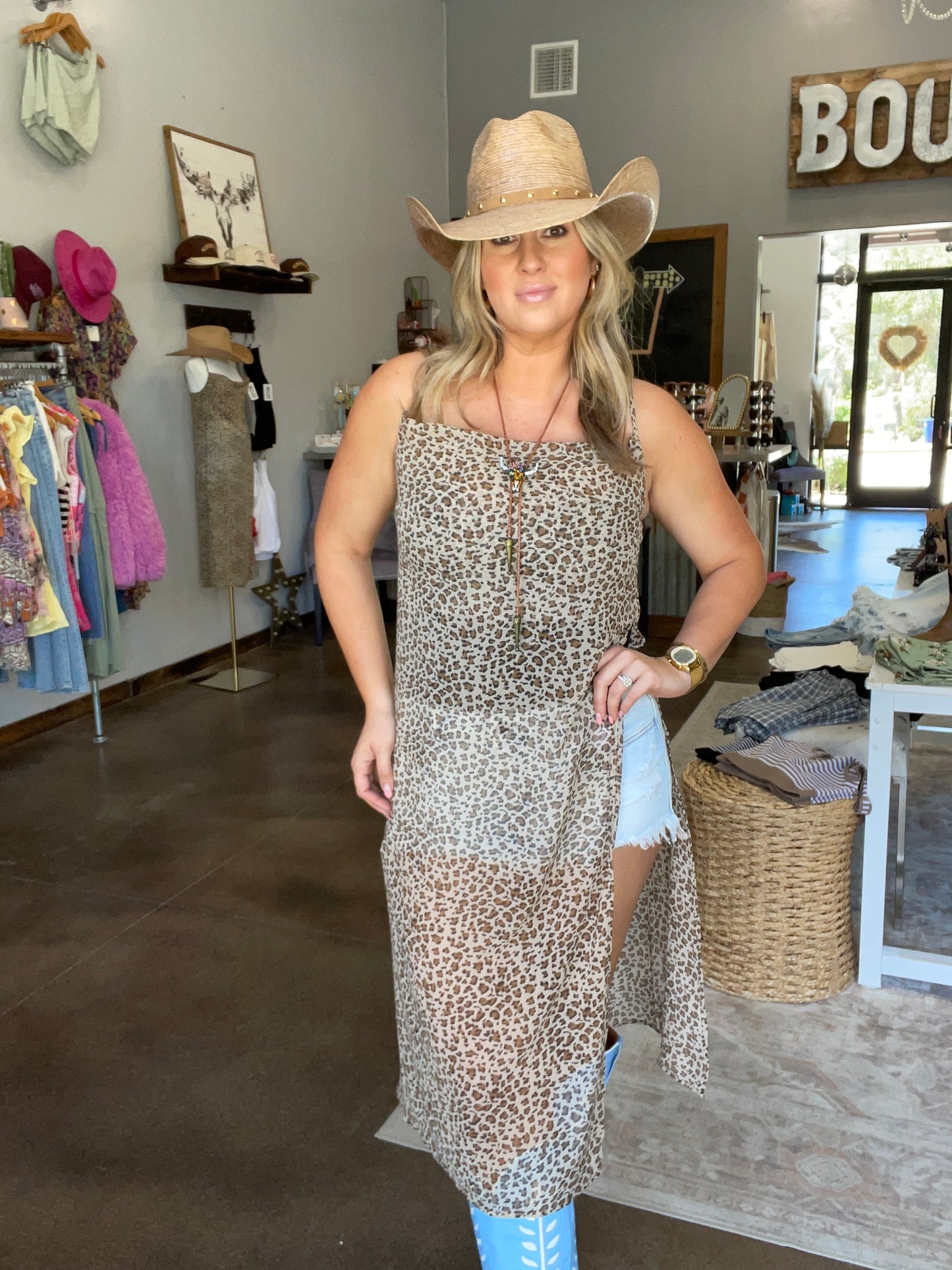 Into the Wild Sheer Maxi Top