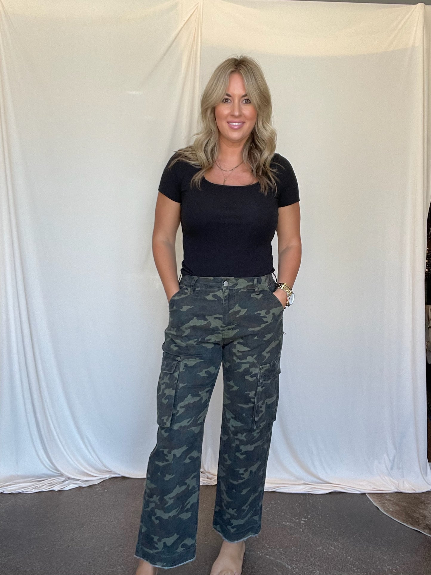 Classic Cargo Camo Pants