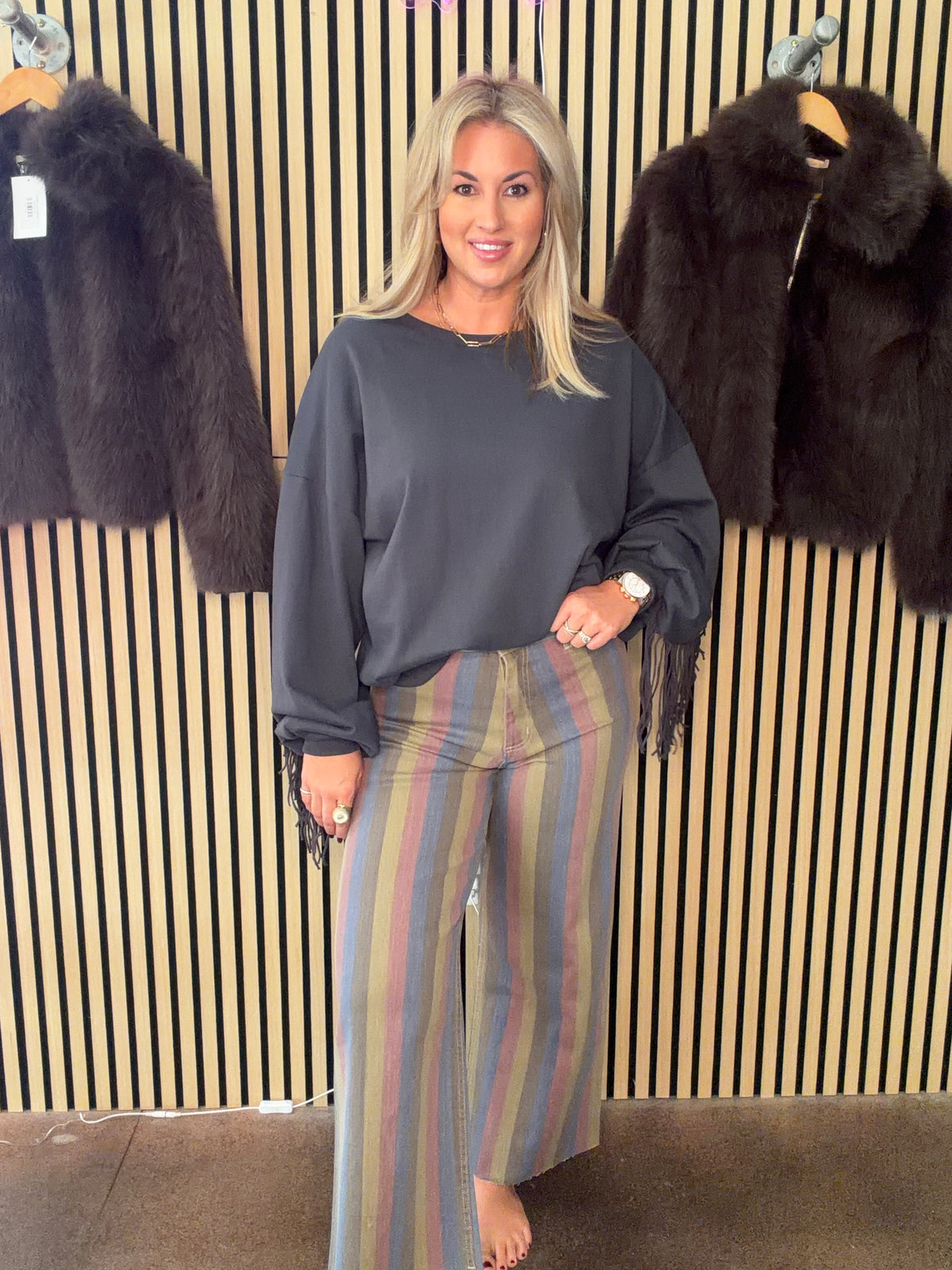 Indie Striped Pants