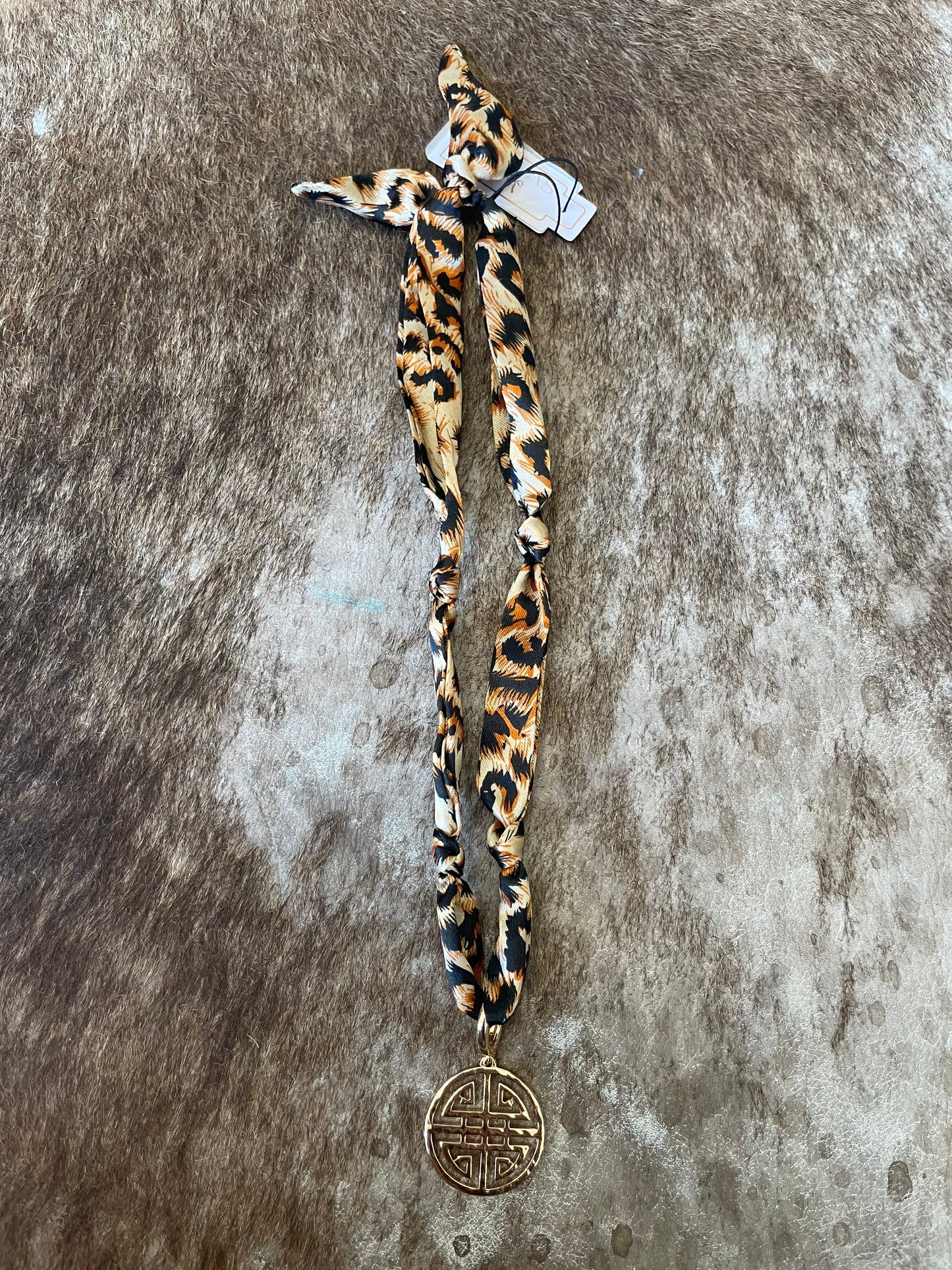 Maia Greek Scarf Necklace
