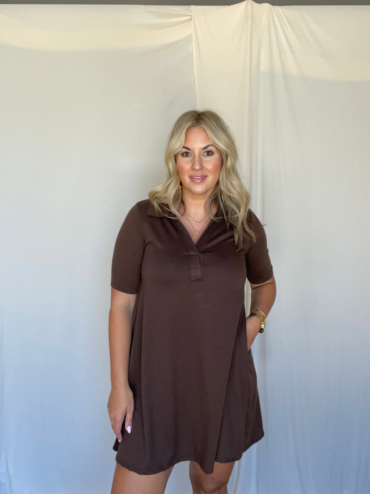 Cocoa Dusk Polo Dress