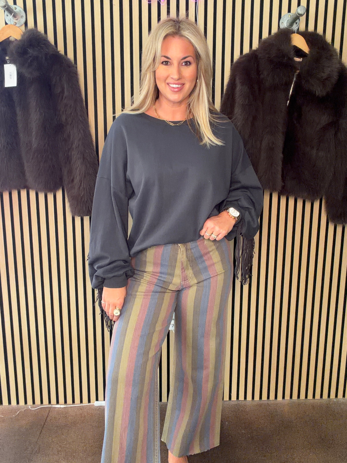 Waylon Fringe Sweatshirt