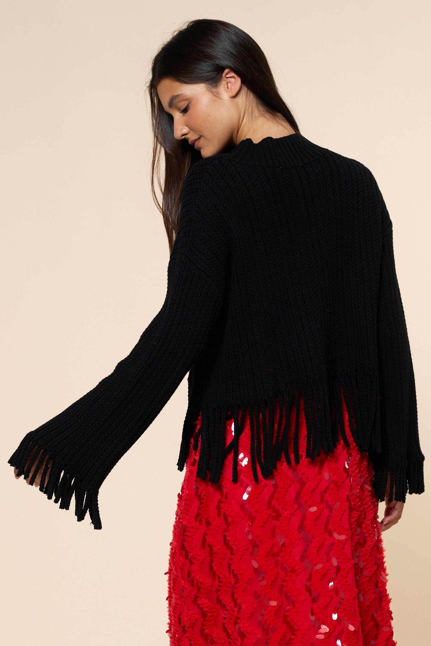 Freely Fringe Sweater