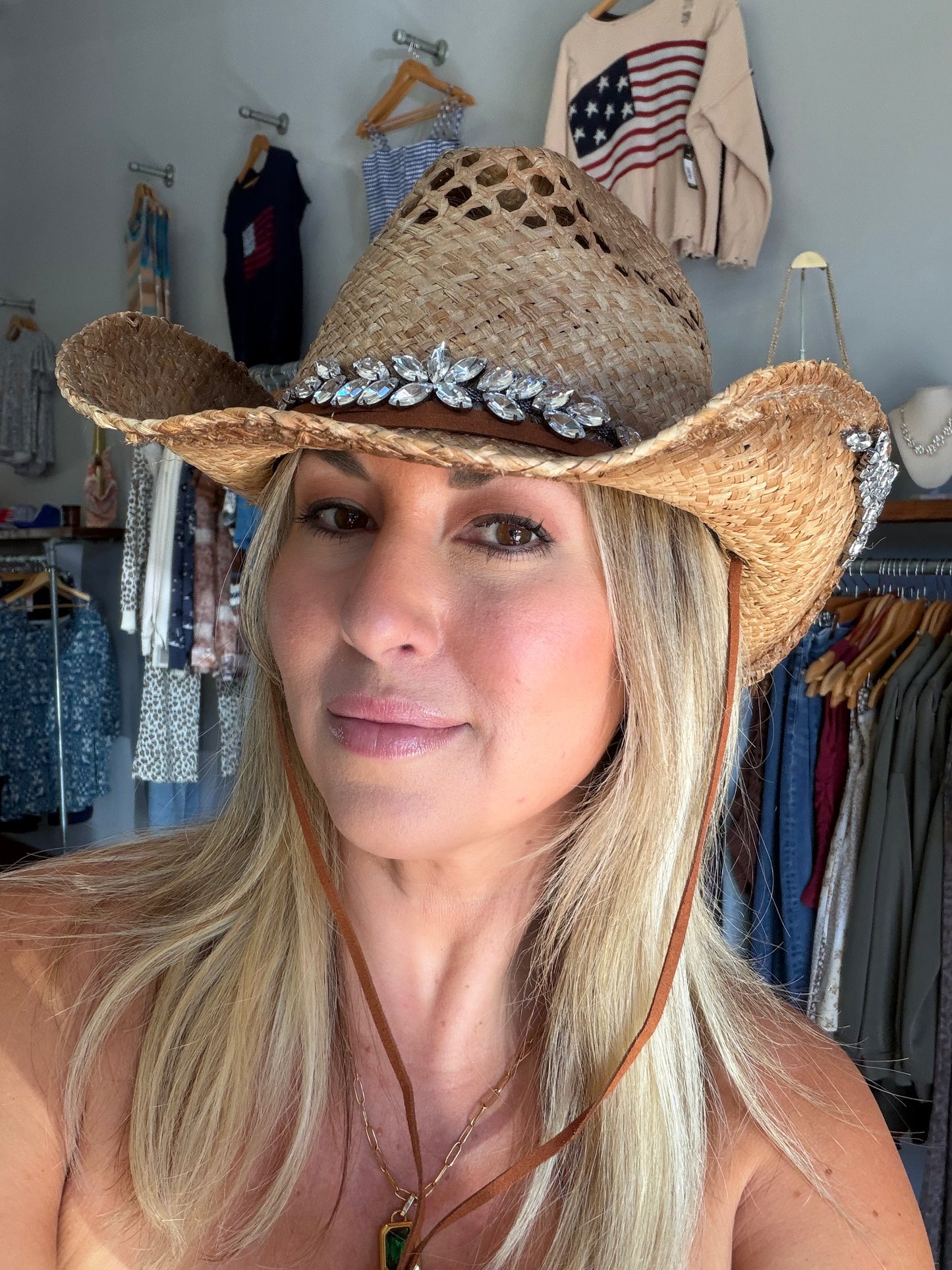Rachel Bejeweled Cowboy Hat