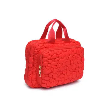 Petal Plush Cosmetic Bag