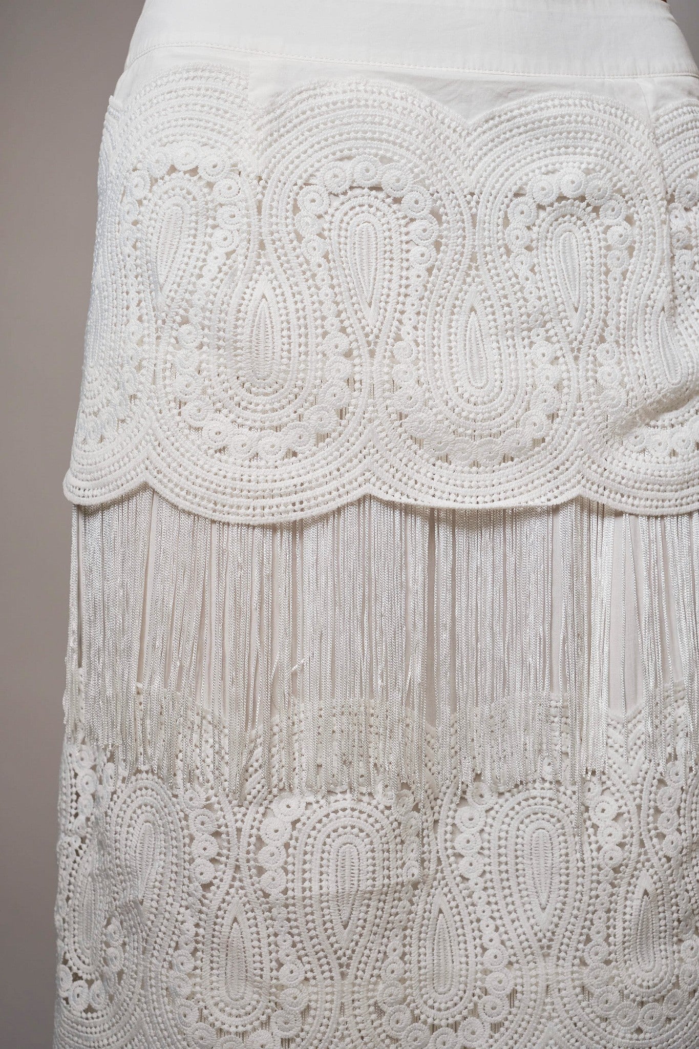 Whisper Fringe Maxi Skirt