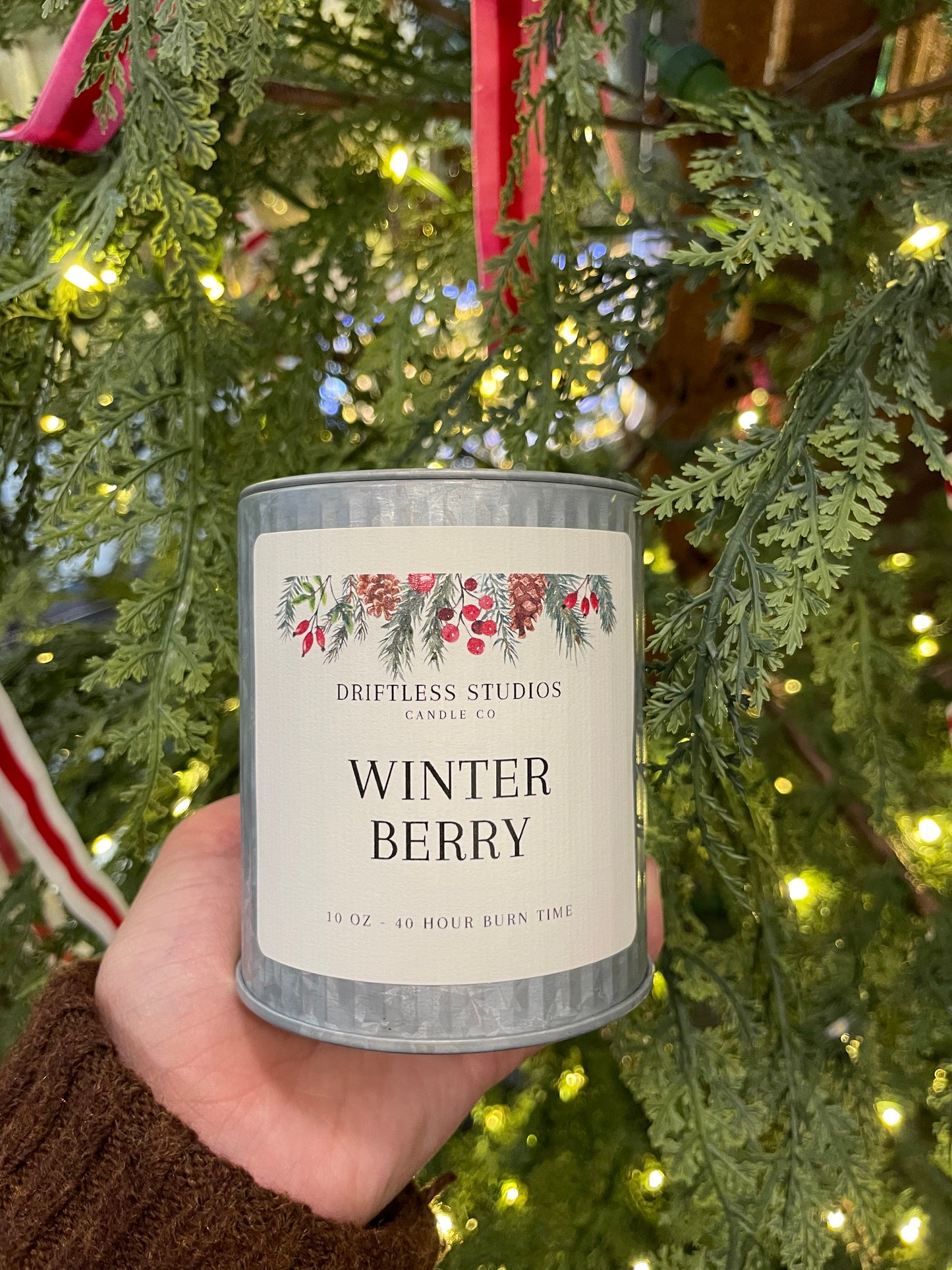 Winter Berry Christmas Candle