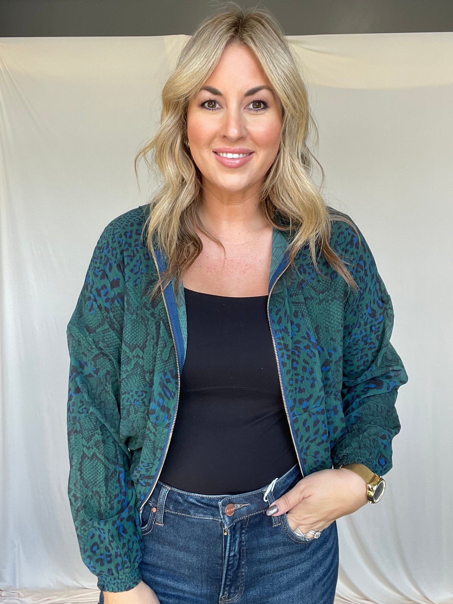 Irene Leopard Jacket