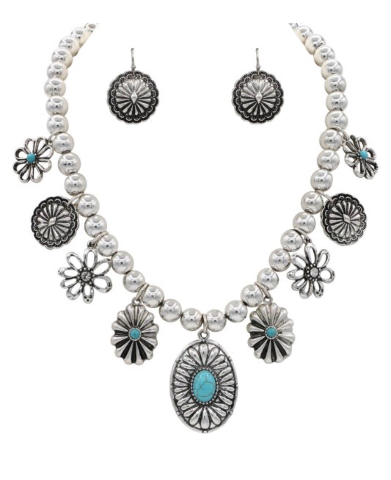 Silver Ox Necklace