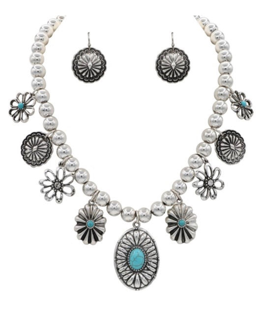 Silver Ox Necklace