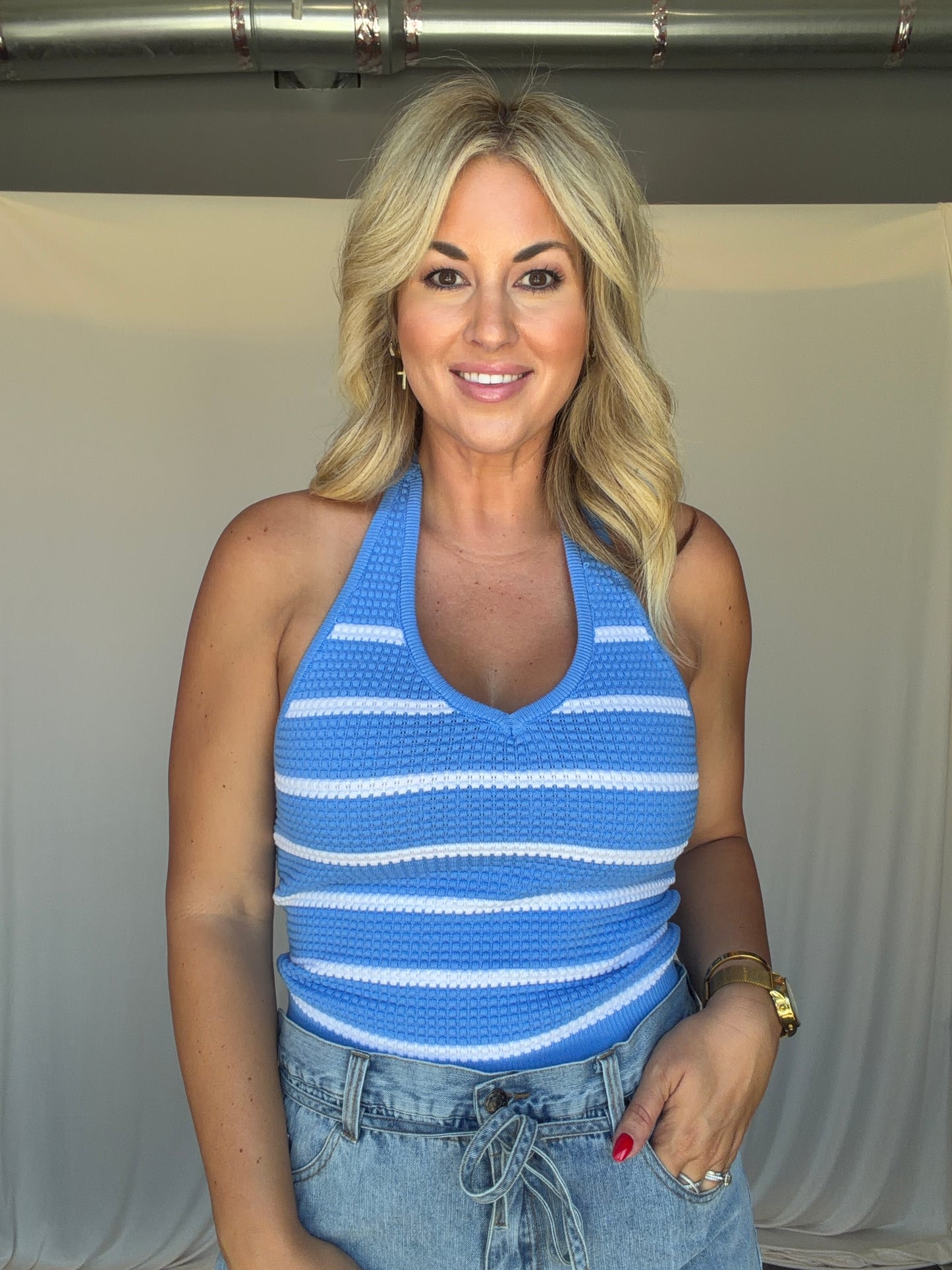 Hot Laps Halter Top