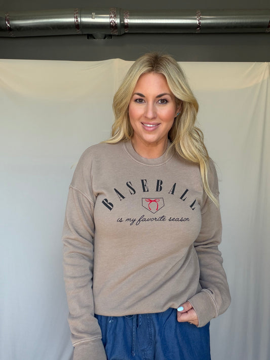 Baseball is My Favorite Season Crewneck