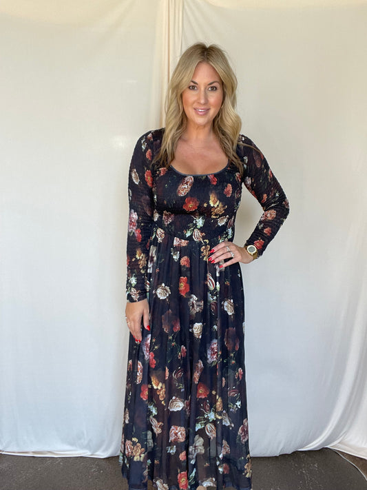 Midnight Bloom Dress
