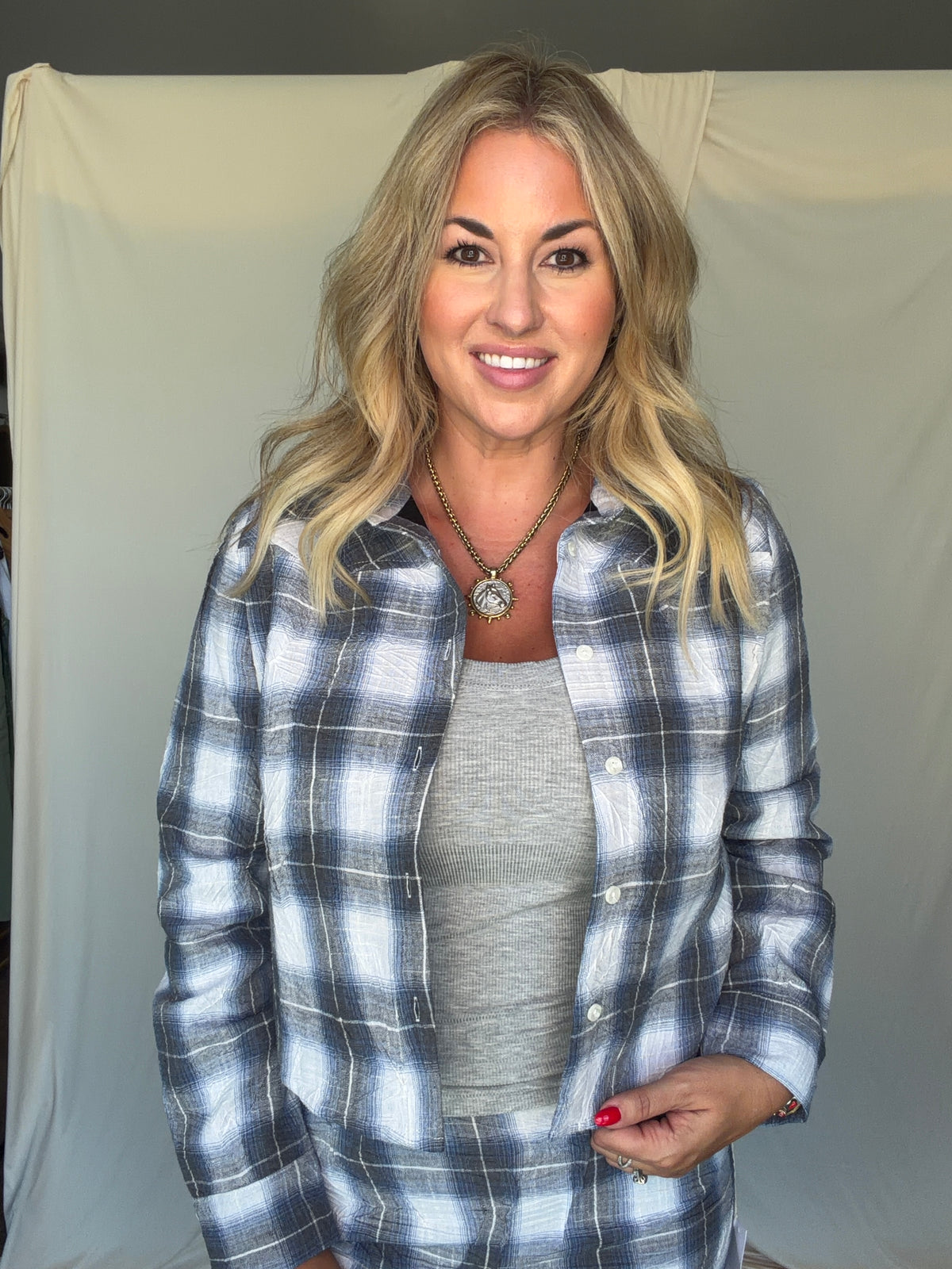 Deanna Button-Up