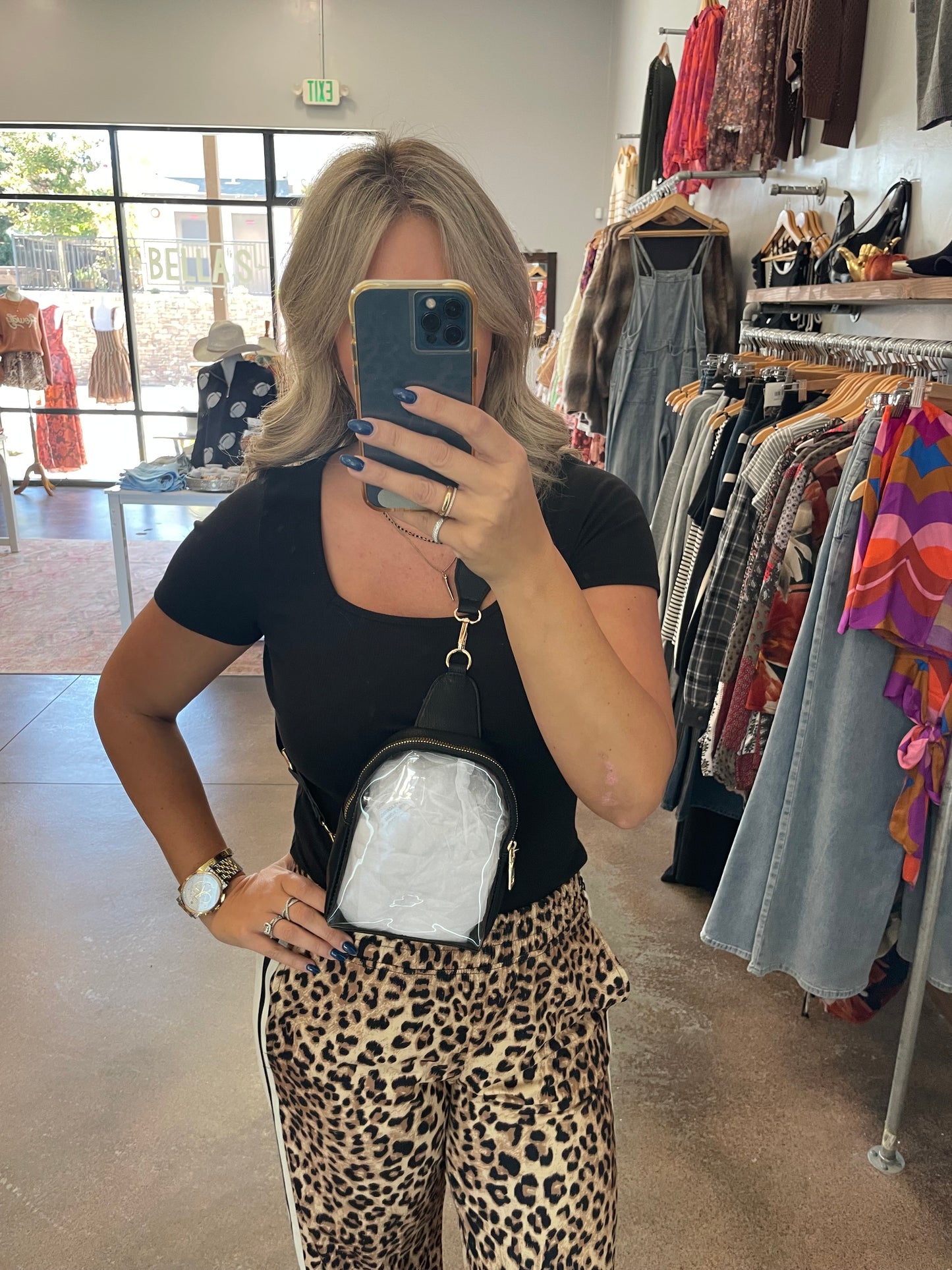 Ellen Clear Sling Bag