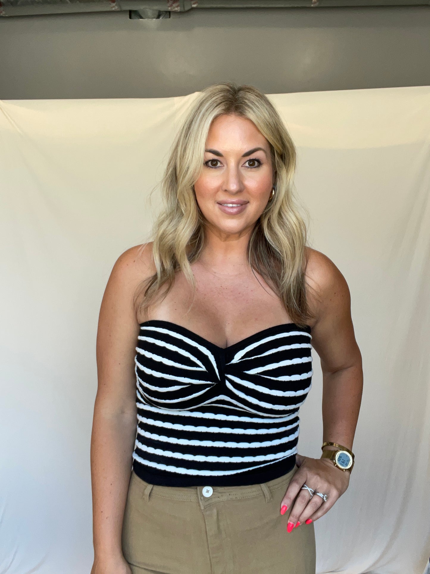 Riot Stripe Tube Top